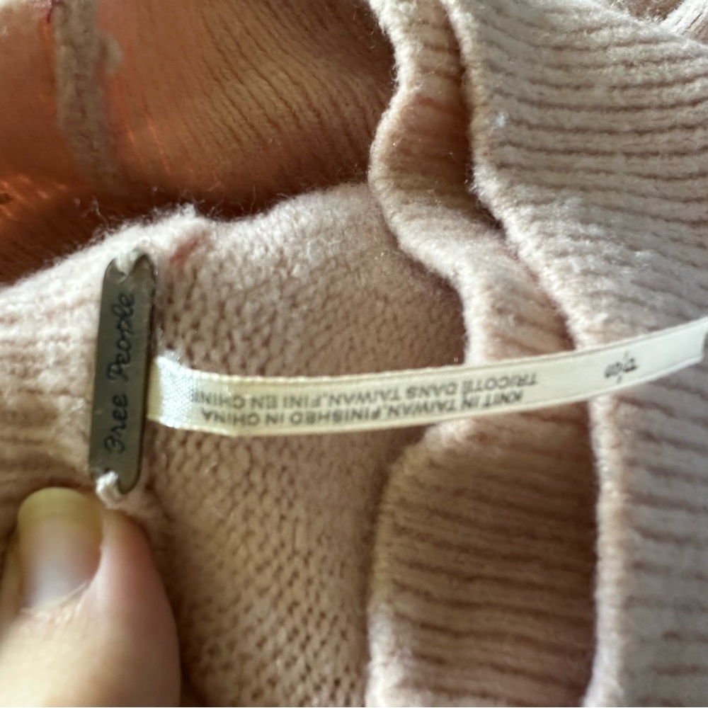 Free People Afterglow Oversized Sweater Acrylic Wool Blend Size Small - Picture 10 of 13